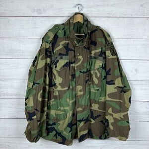 Military Field Woodland 1999 M-65 Camo Jacket XL Regular
